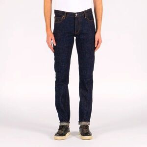 Naked & Famous Denim Dark Blue Jeans